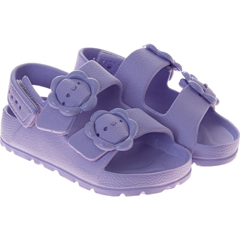 Josmo Kids' Floral Buckle Slingback Sandal