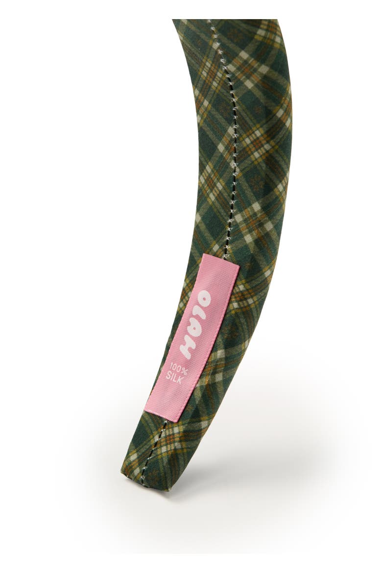 Grevelyn Silk Headband, Alternate, color, Green