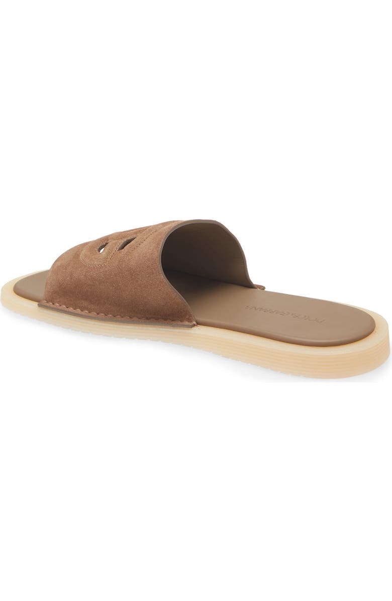 Dolce&Gabbana Crosta Slide Sandal, Alternate, color, 80024-Nocciola