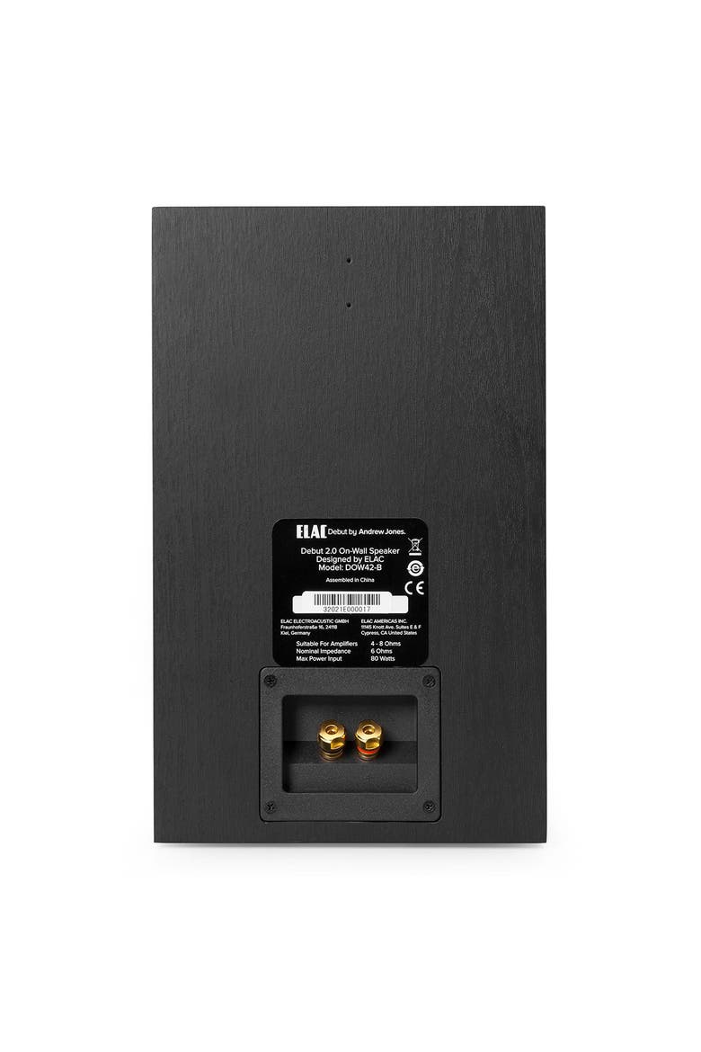 DOW42 Debut 2.0 On-Wall Speakers - Pair, Alternate, color, Black
