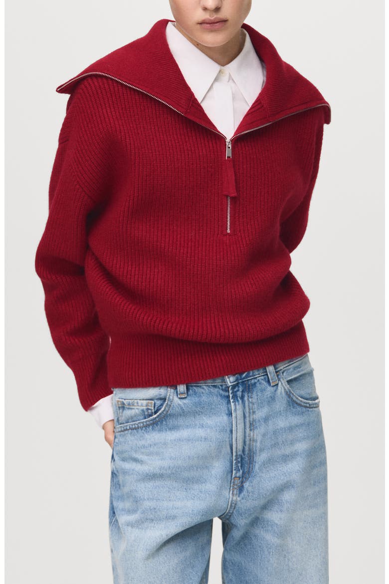 Rizin Rib Half Zip Sweater (Women) | Nordstrom