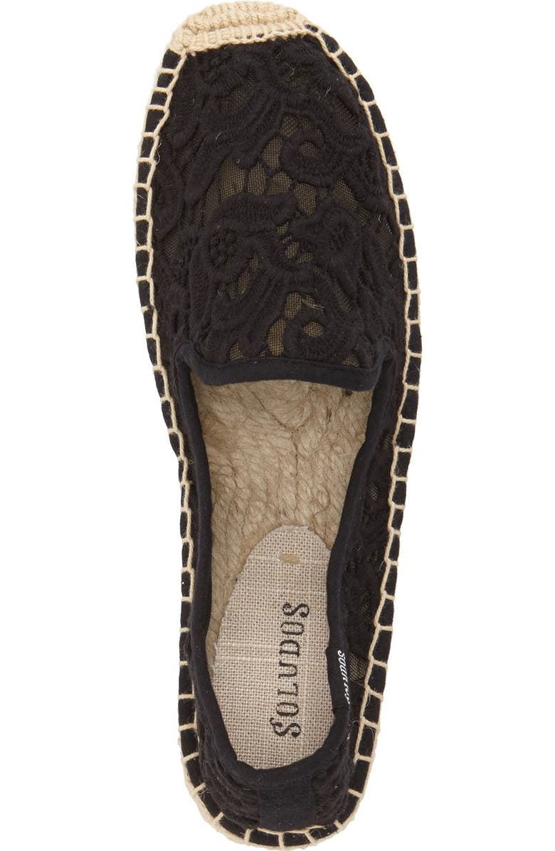 Soludos Lace Espadrille Slip-On, Alternate, color,