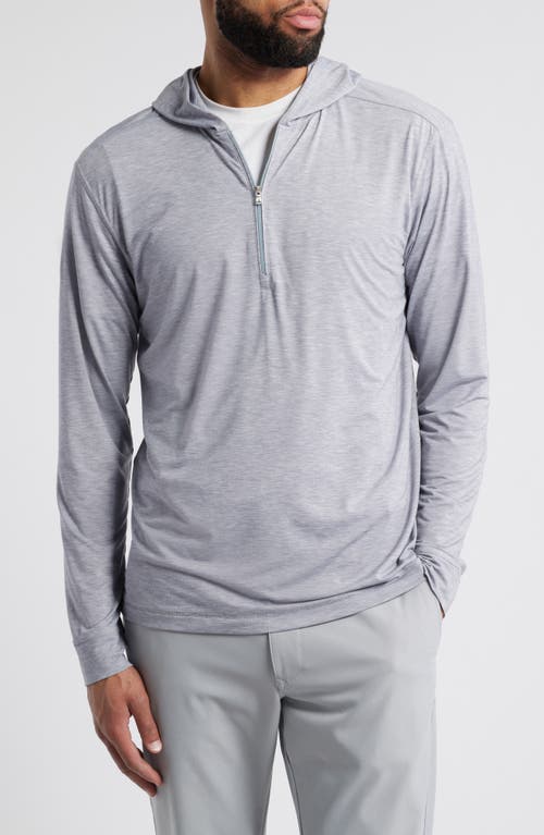 Johnnie-o Welsey Performance Half Zip Hoodie In Seal