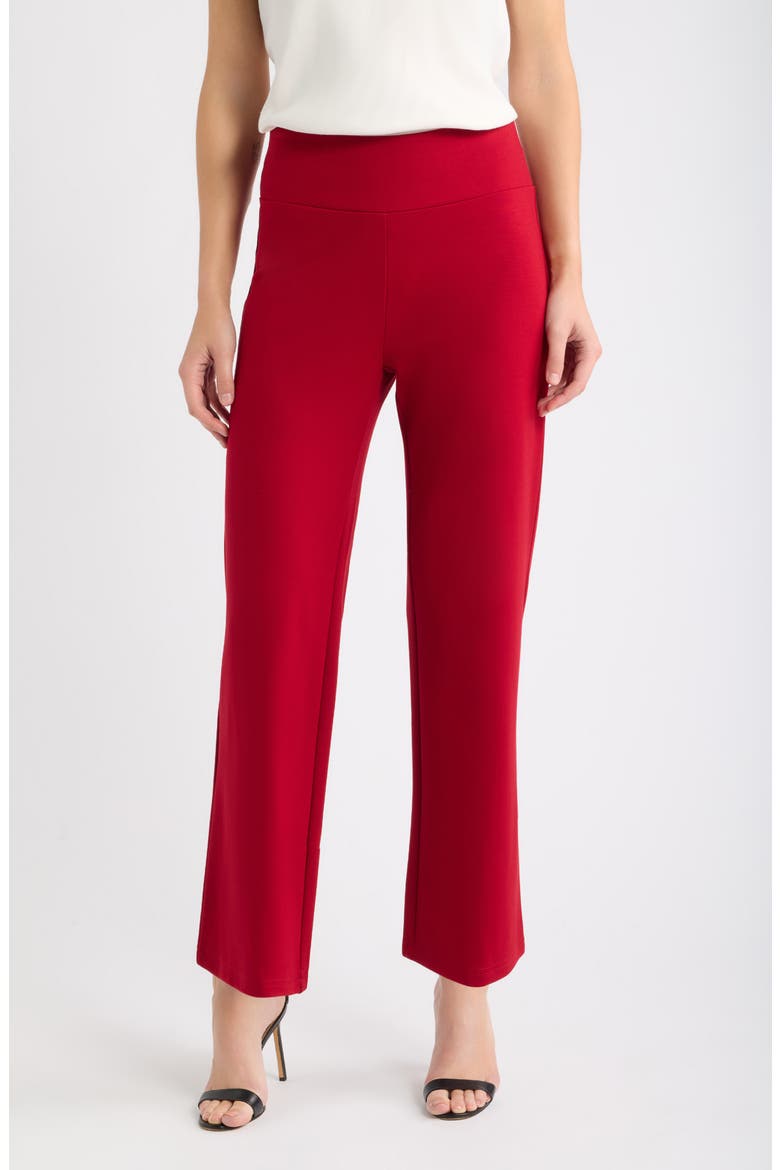 Serenity High Waist Knit Pants, Main, color, VERMILLION