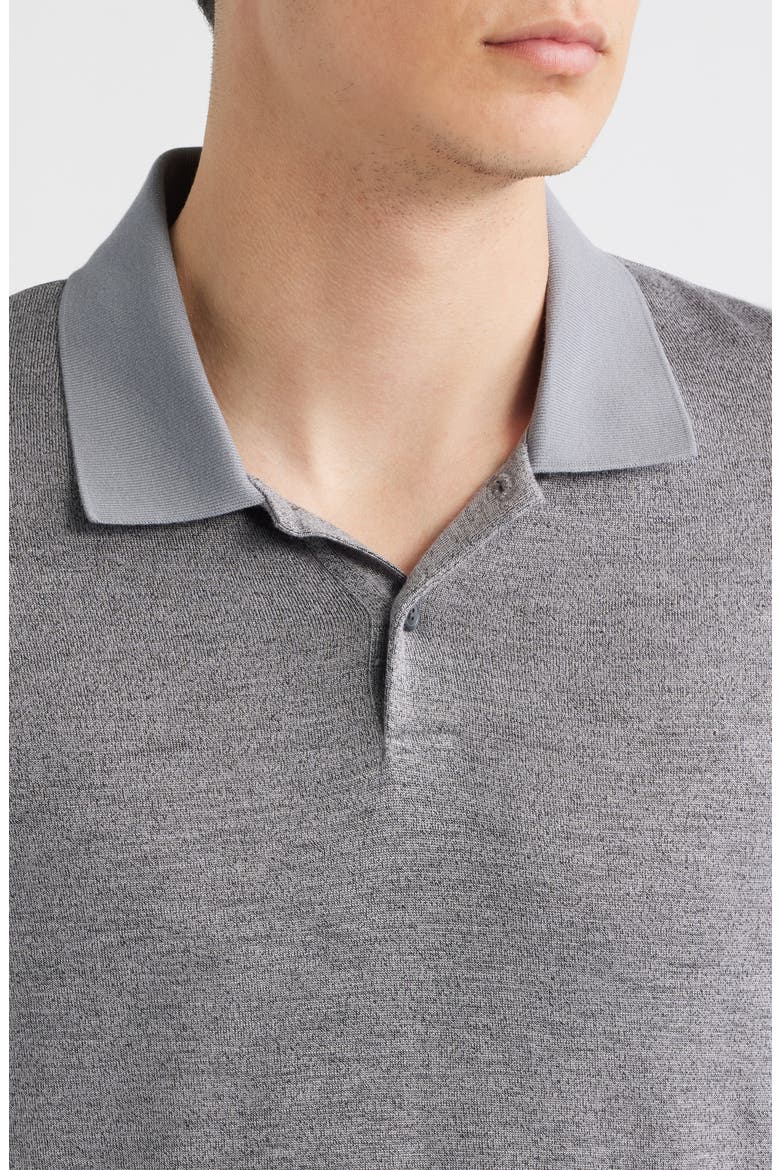 Goris Activate Long Sleeve Polo, Alternate, color, CARBON MELANGE