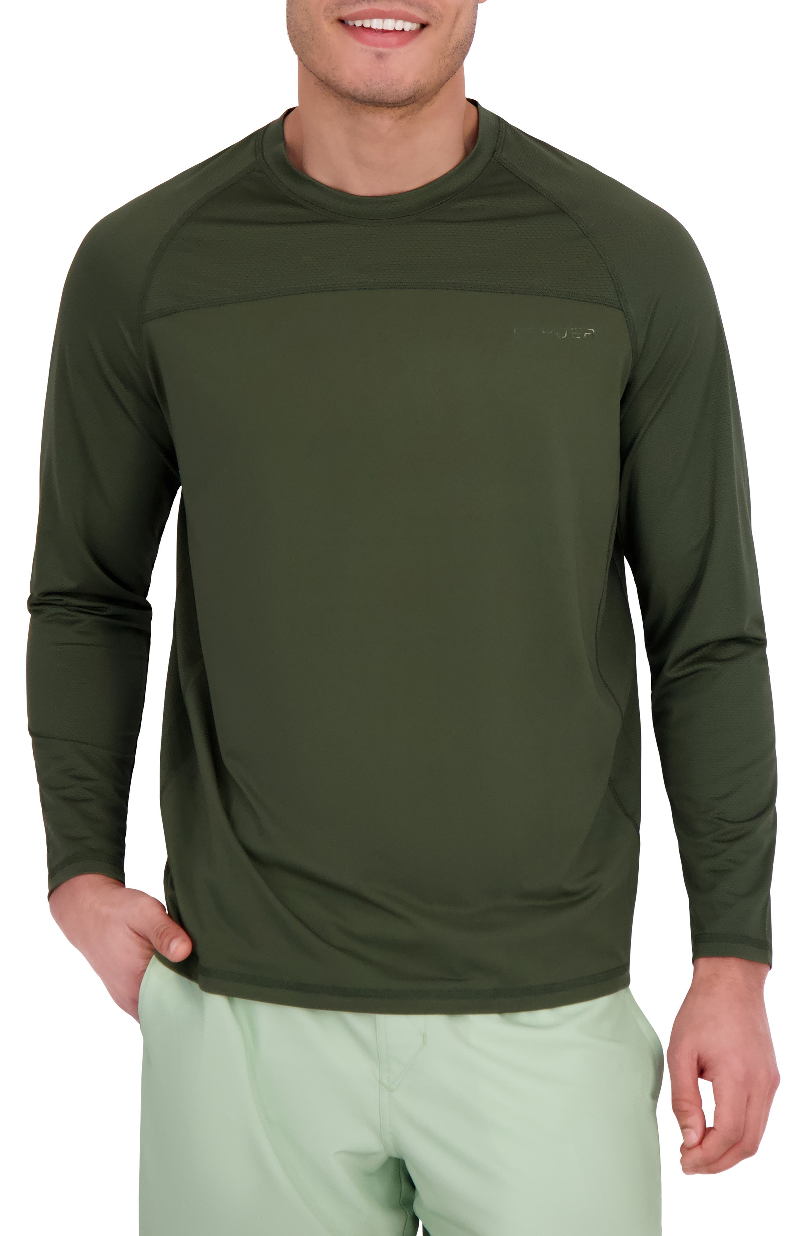 Spyder Textured Long Sleeve Rashguard