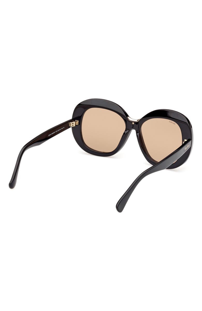 Max Mara Edna 55mm Round Sunglasses, Alternate, color,