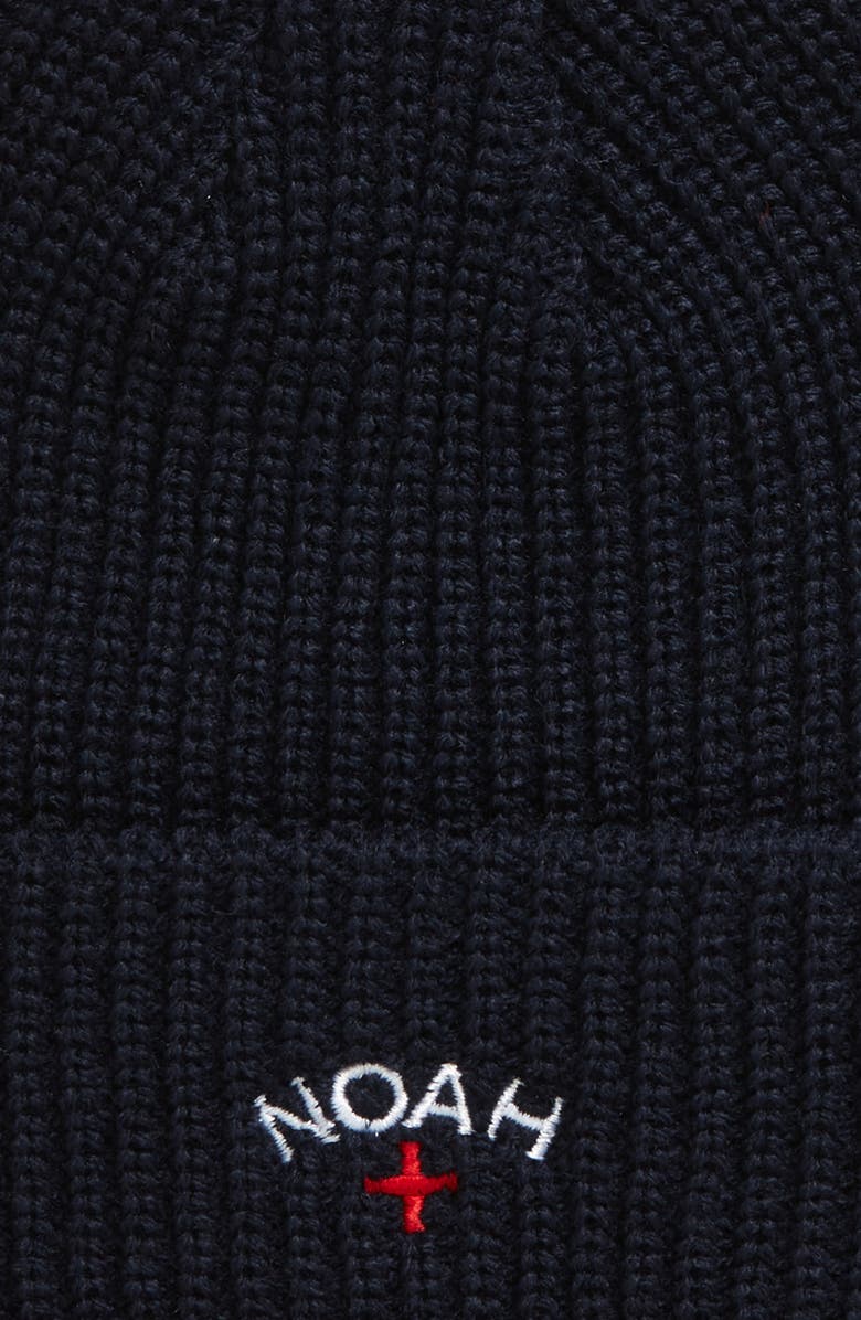 Noah Core Logo Beanie, Alternate, color, Navy