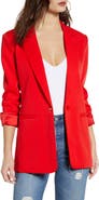Endless Rose Tailored Single Button Blazer