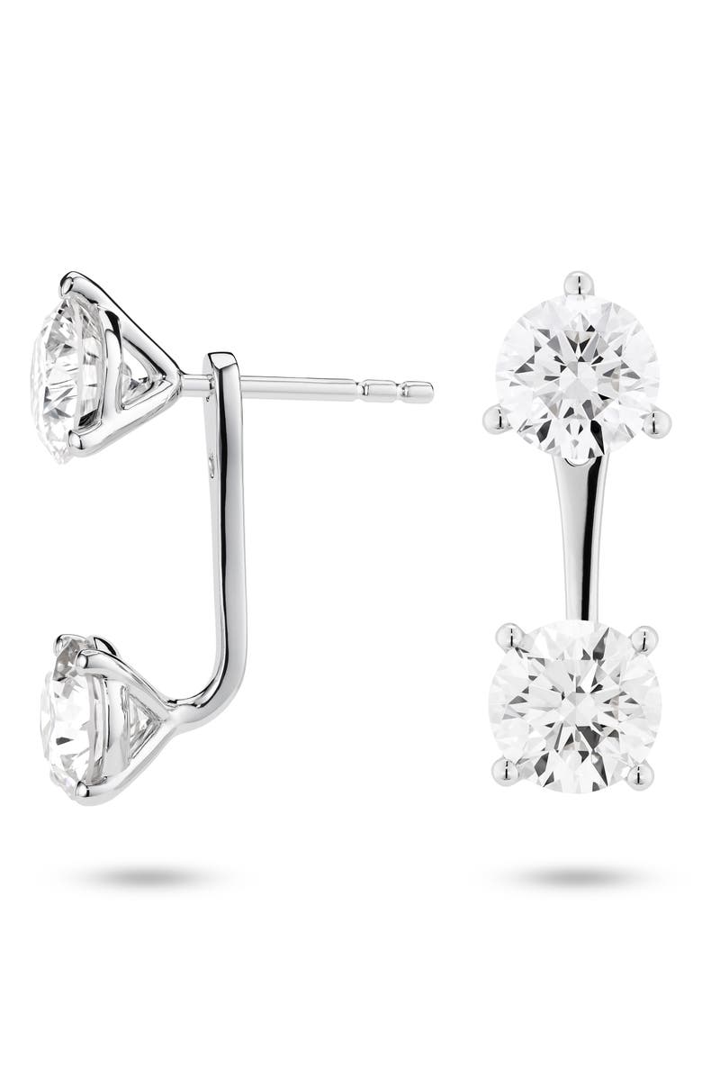 LIGHTBOX Round Lab-Created Diamond Ear Jackets, Alternate, color, 