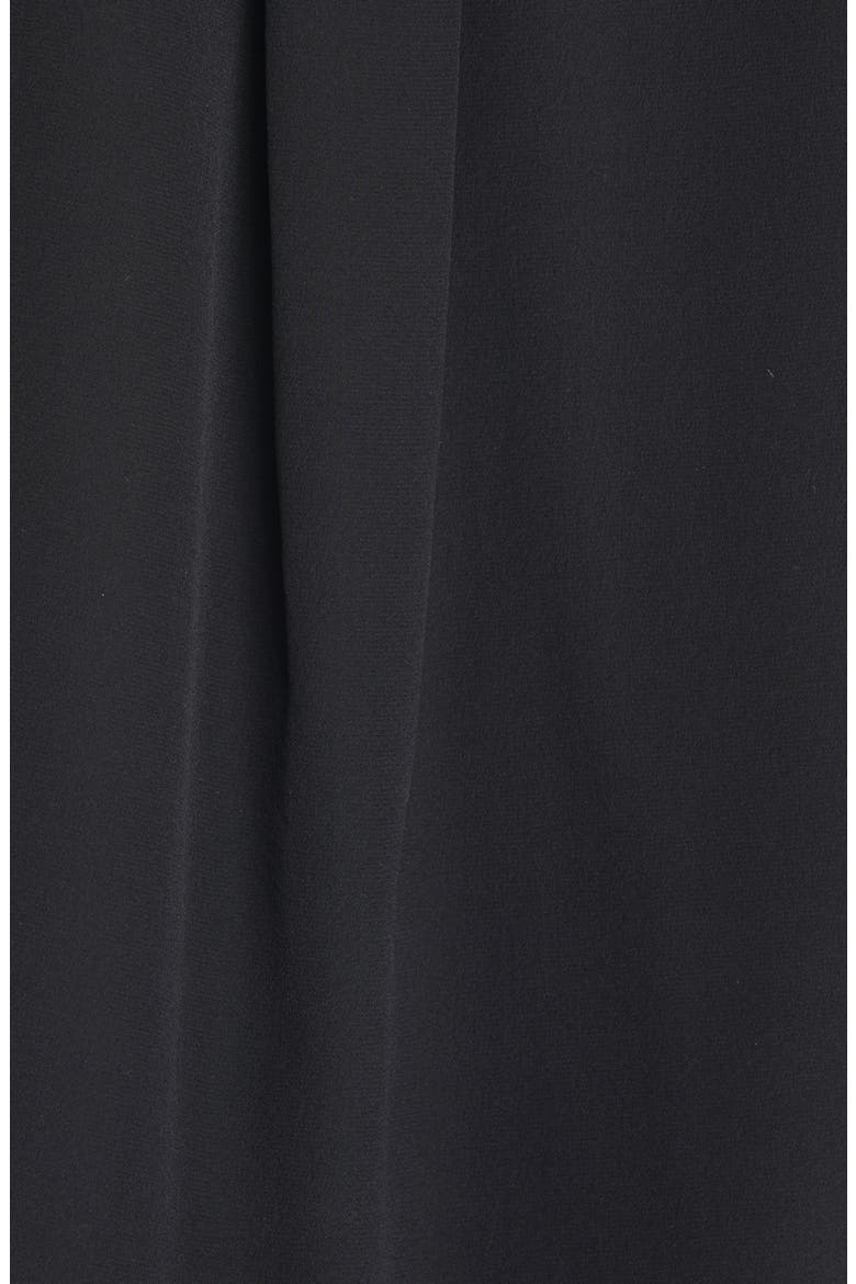 Sarah Pleated Silk Blouse, Alternate, color, BLACK