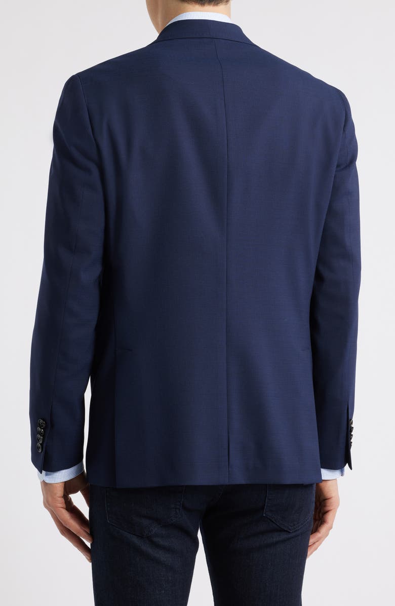Ted Baker London Karl Trim Fit Stretch Solid Wool Blazer, Alternate, color, Blue