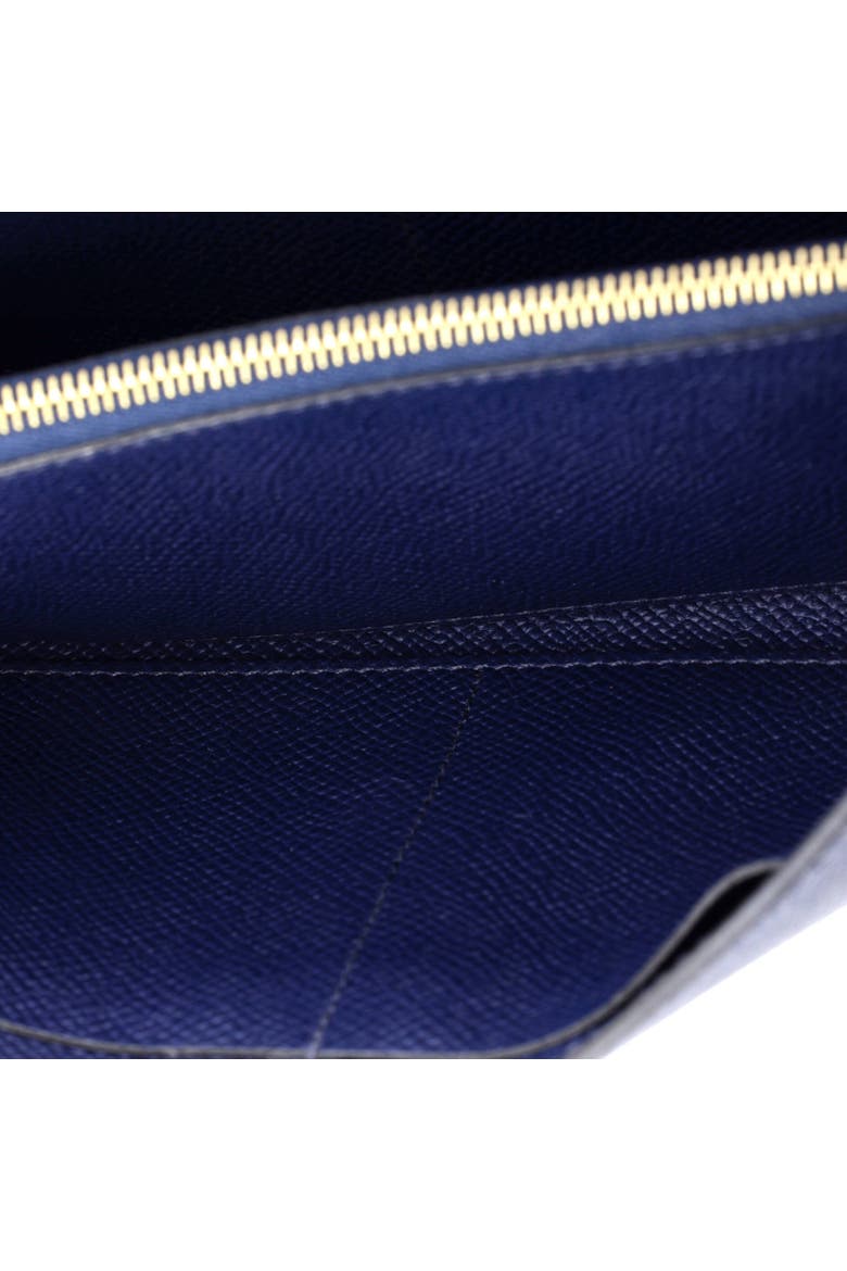 Kelly To Go Wallet Epsom, Alternate, color, Bleu Saphir