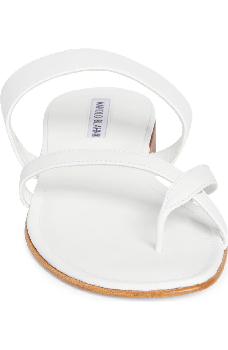 Manolo Blahnik Susa Sandal, Alternate, color, White