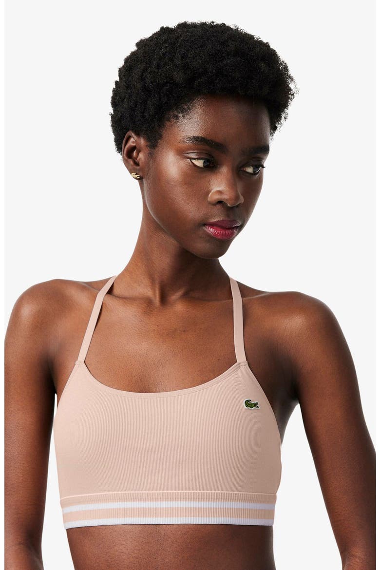 Brassiere Rib Bralette, Alternate, color, S65 - BISTRE
