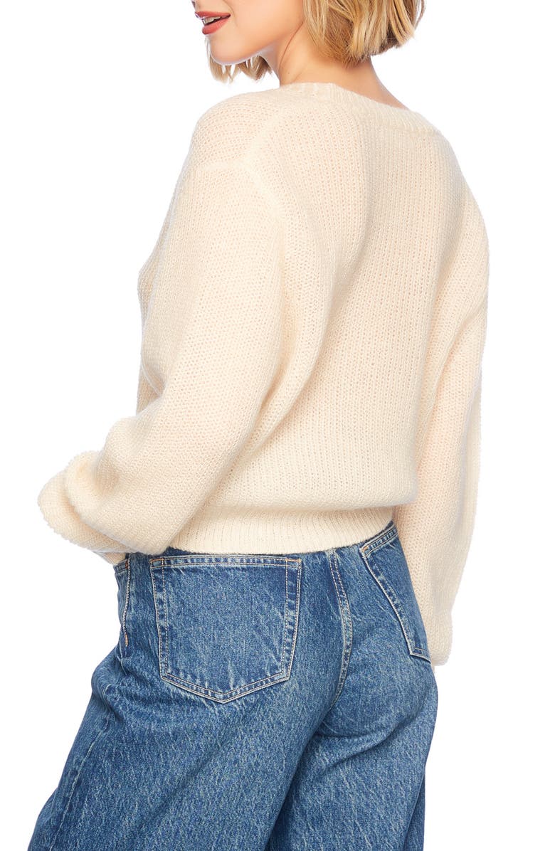 Susana Monaco Deep V-Neck Cardigan, Alternate, color,