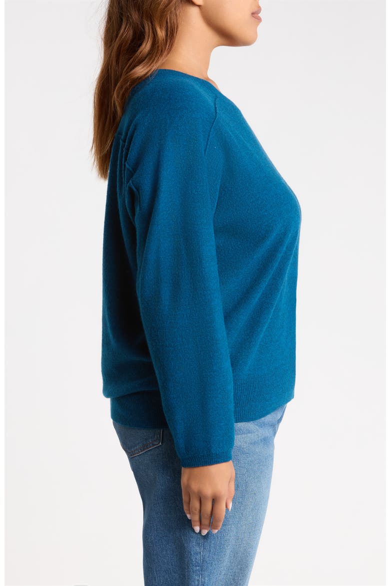 Crewneck Wool Sweater, Alternate, color, SAIL BLUE