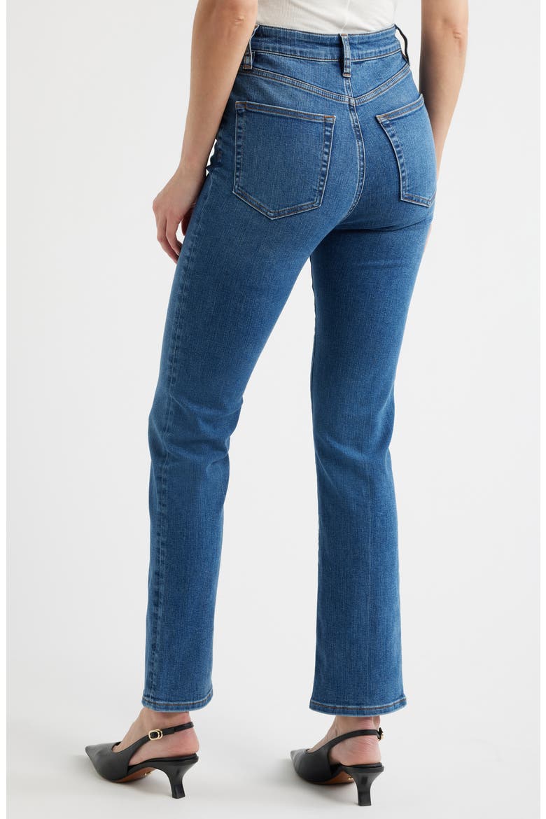 The Pencil High Waist Slim Straight Leg Jeans, Alternate, color, CHARITY
