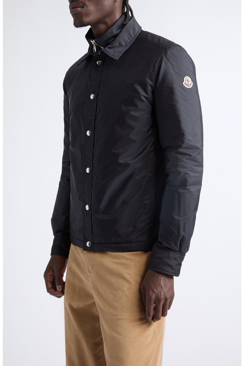 Meridelle Water Repellent Down Shirt Jacket, Alternate, color, DARK NAVY BLUE