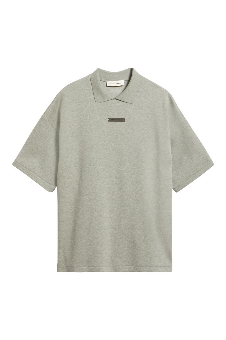 '90's Fit Piqué Polo, Alternate, color, CONCRETE HEATHER