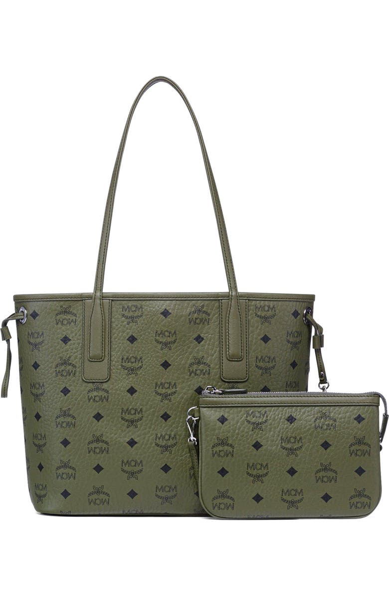 MCM Small Liz Shopper in Visetos, Alternate, color,