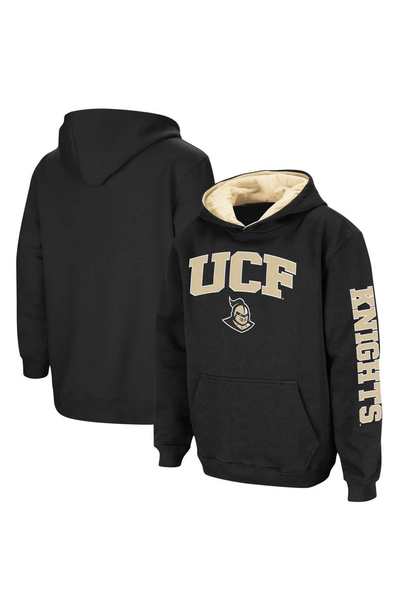 COLOSSEUM Youth Colosseum Black UCF Knights 2-Hit Team Pullover Hoodie, Main, color, Black