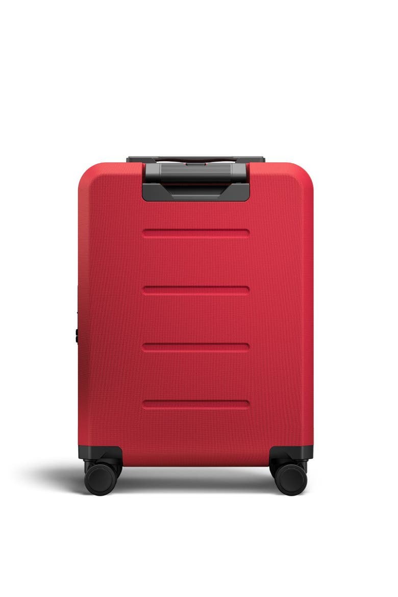 Ramverk Hardside 21 Inch Carry On Luggage  Spinner with Zipper Front Access Pocket, Alternate, color, Sprite Lightning Red
