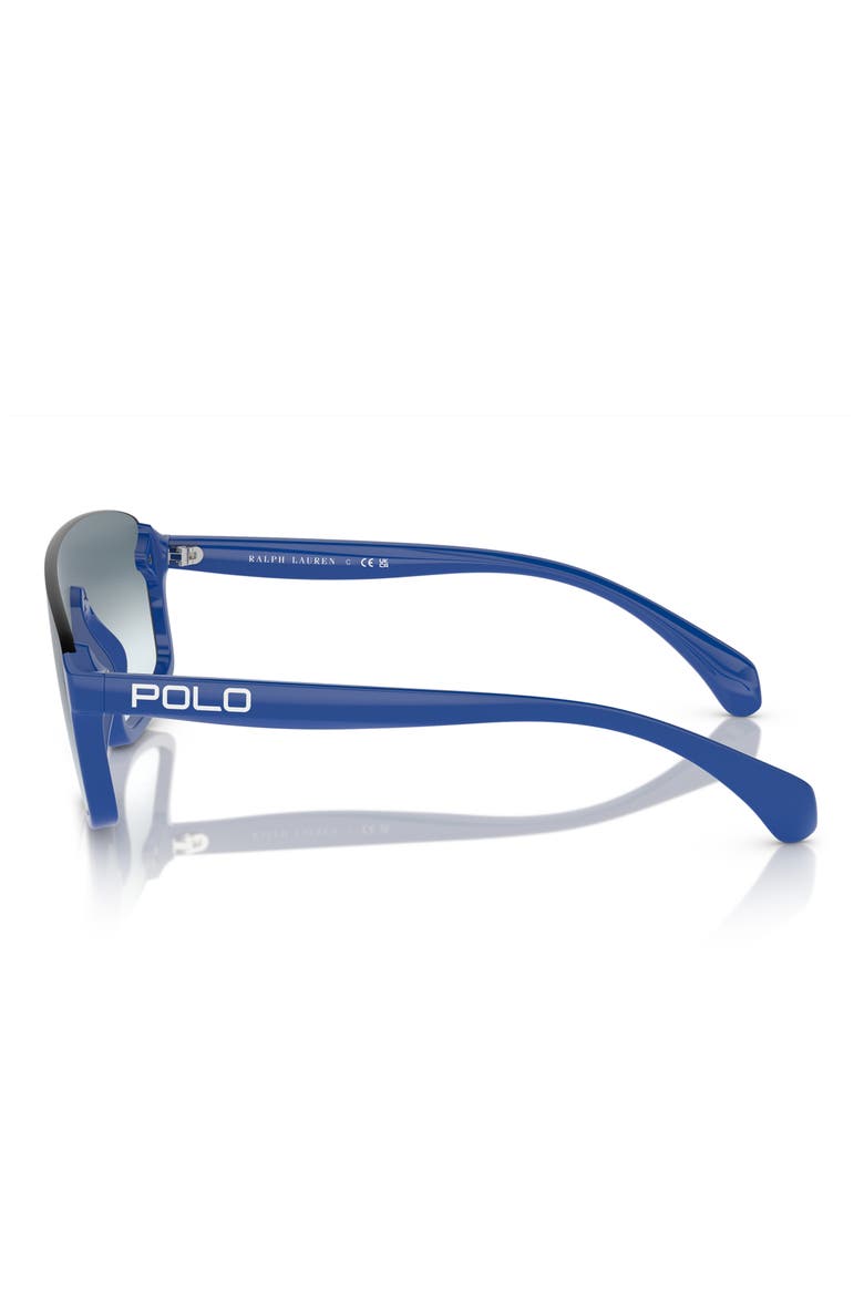 Gender Inclusive PH4211U 134mm Gradient Shield Sunglasses, Alternate, color, ROYAL BLUE / GRADIENT BLUE