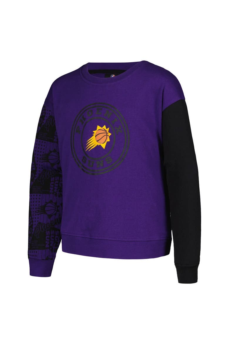 Girls Youth Purple Phoenix Suns Trifecta Pullover Sweatshirt, Alternate, color, Purple