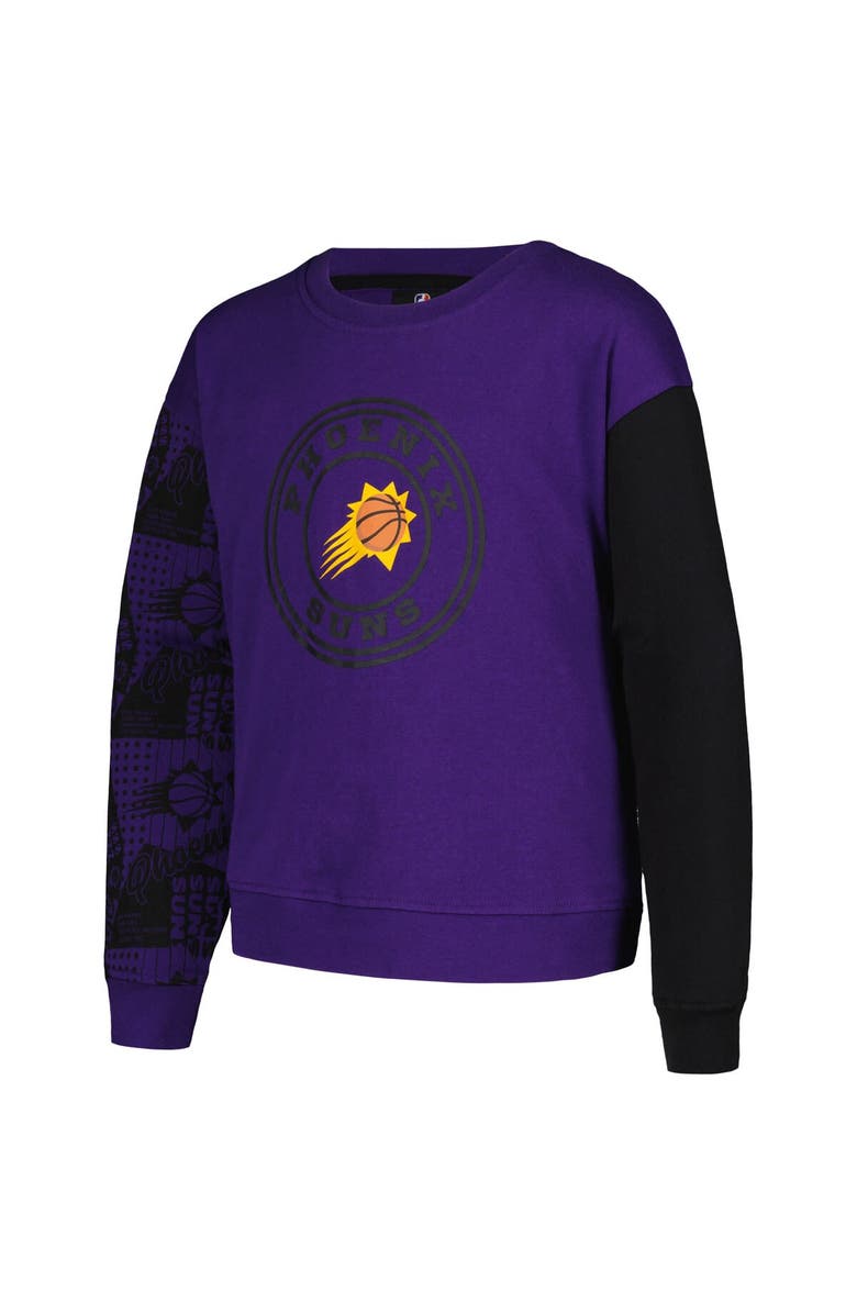 Outerstuff Girls Youth Purple Phoenix Suns Trifecta Pullover Sweatshirt, Alternate, color, Purple