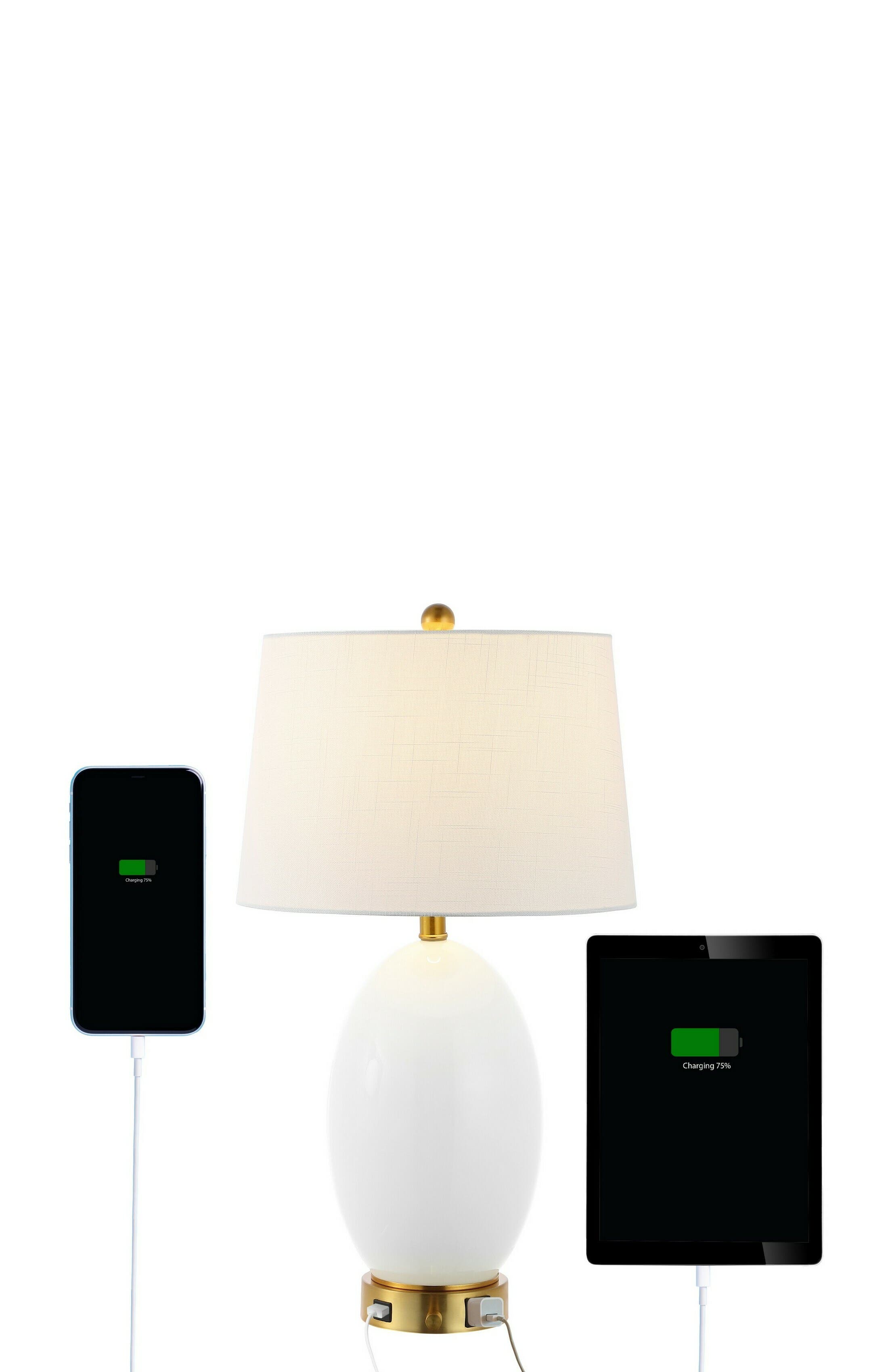 selected White/Brass Gold
