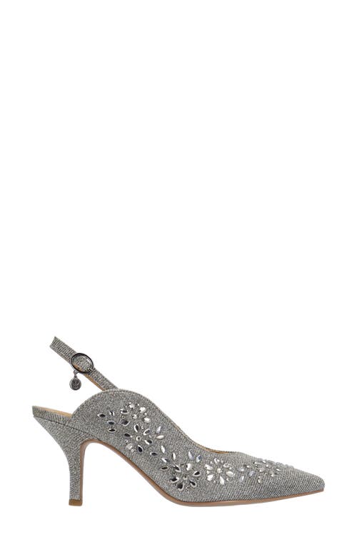J. Reneé Solara Pointed Toe Slingback Pump In Gray