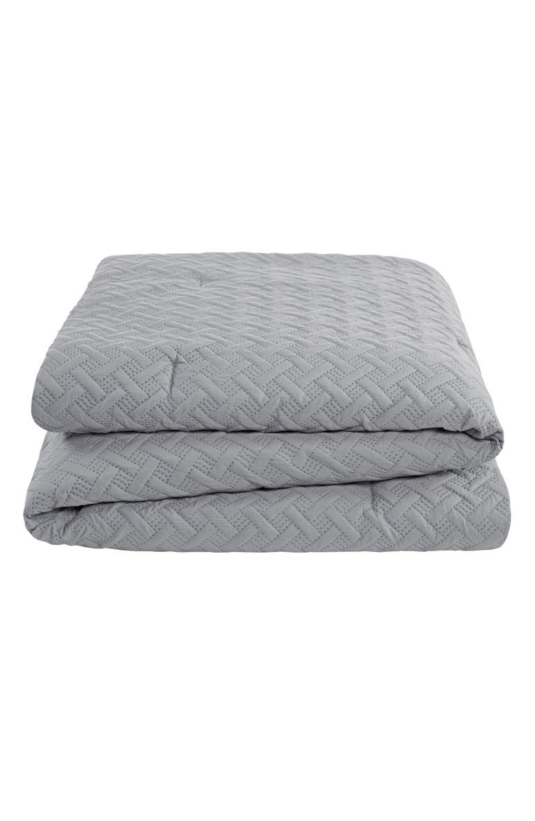 VCNY HOME Nina Embossed Comforter Set, Alternate, color, Grey
