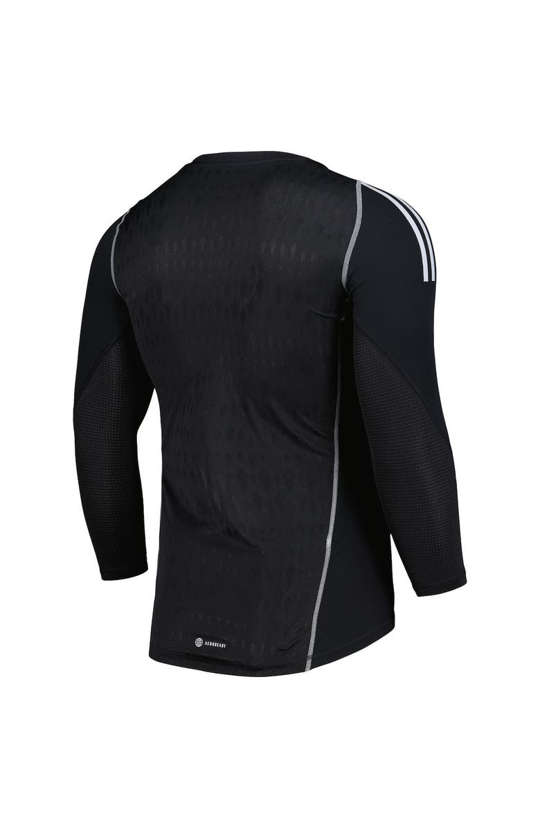 adidas Men's adidas Black Real Salt Lake 2023 Goalkeeper Long Sleeve Replica Jersey, Alternate, color, 