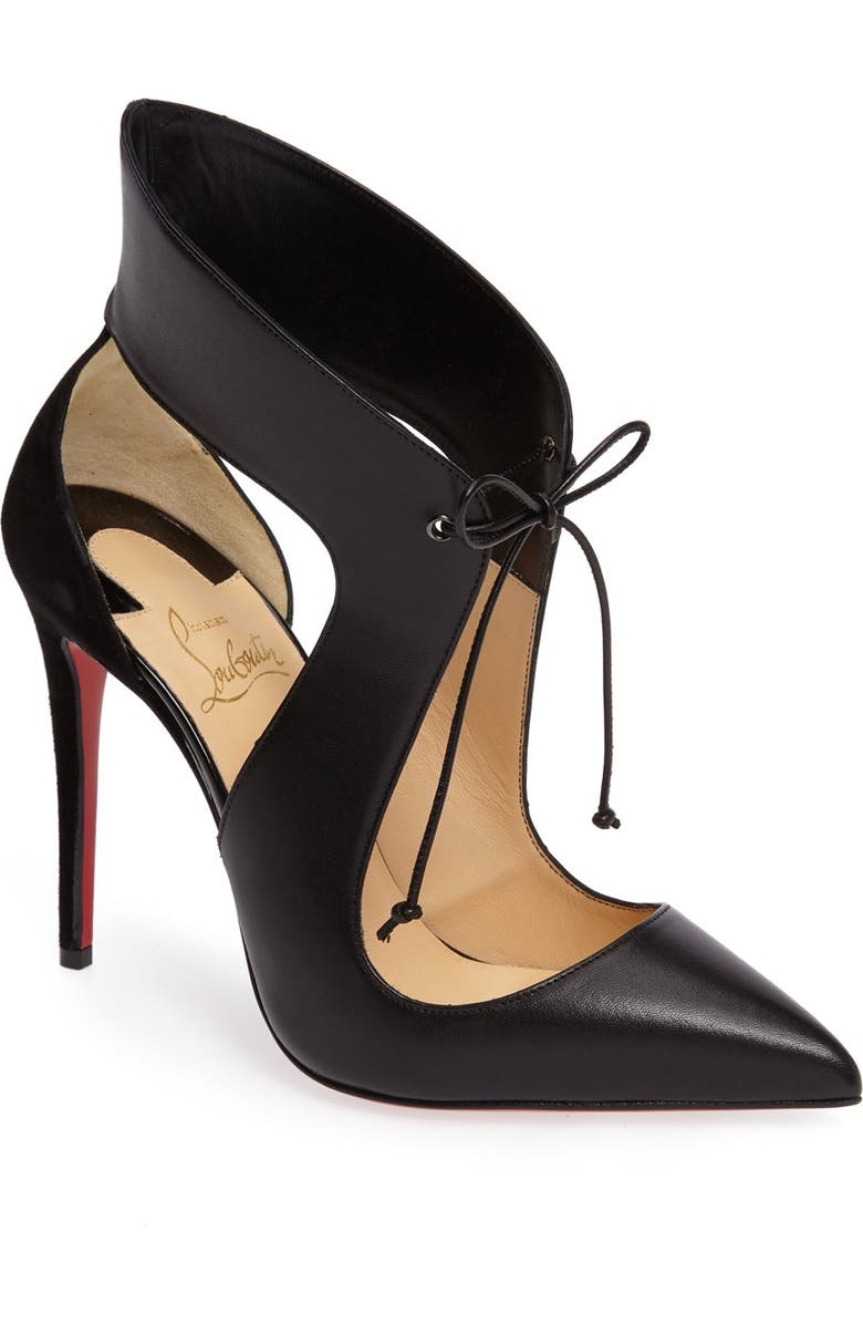 Christian Louboutin Ferme Rouge Pointy Toe Pump, Main, color,