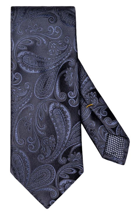 Paisley Woven Silk Tie