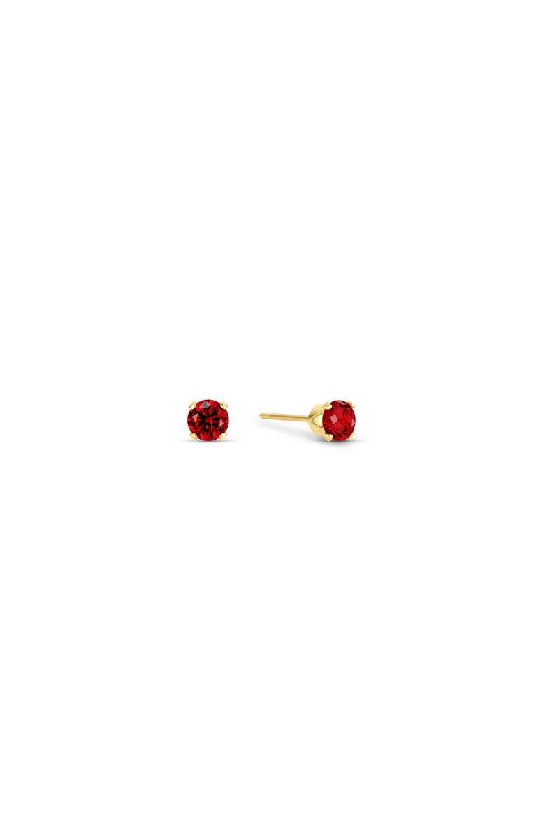 Set & Stones Birthstone Studs, Main, color, Gold / January