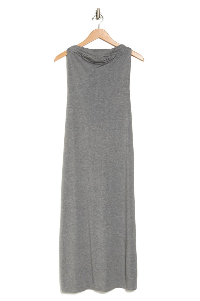 Strapless Maxi Dress, Alternate, color, WARM HEATHER GREY