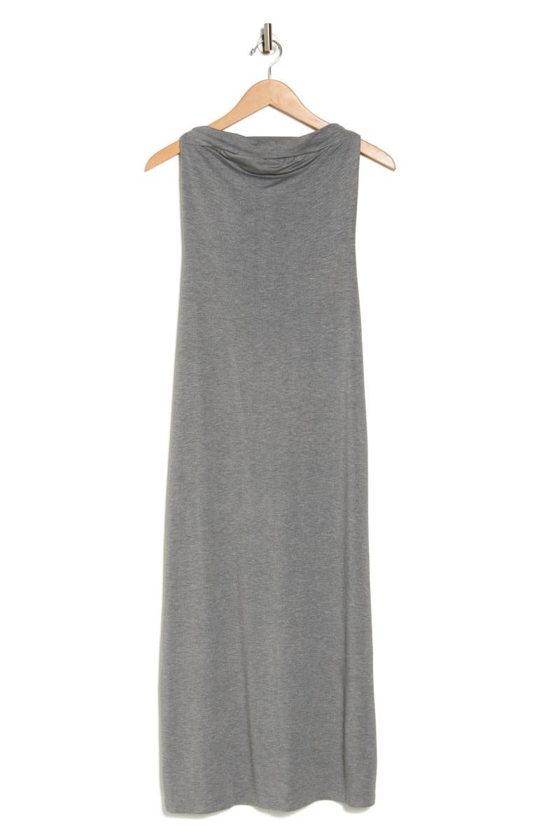 GO COUTURE Strapless Maxi Dress, Alternate, color, Warm Heather Grey