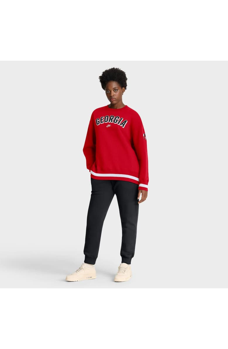 Nike Women's Nike Red Georgia Bulldogs Oversized Legacy Phoenix Sweatshirt, Alternate, color, Red