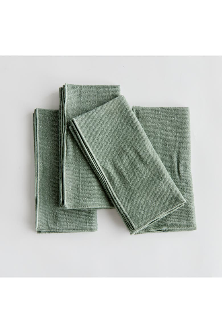 Vanna Napkins Set of 4, Alternate, color, Green