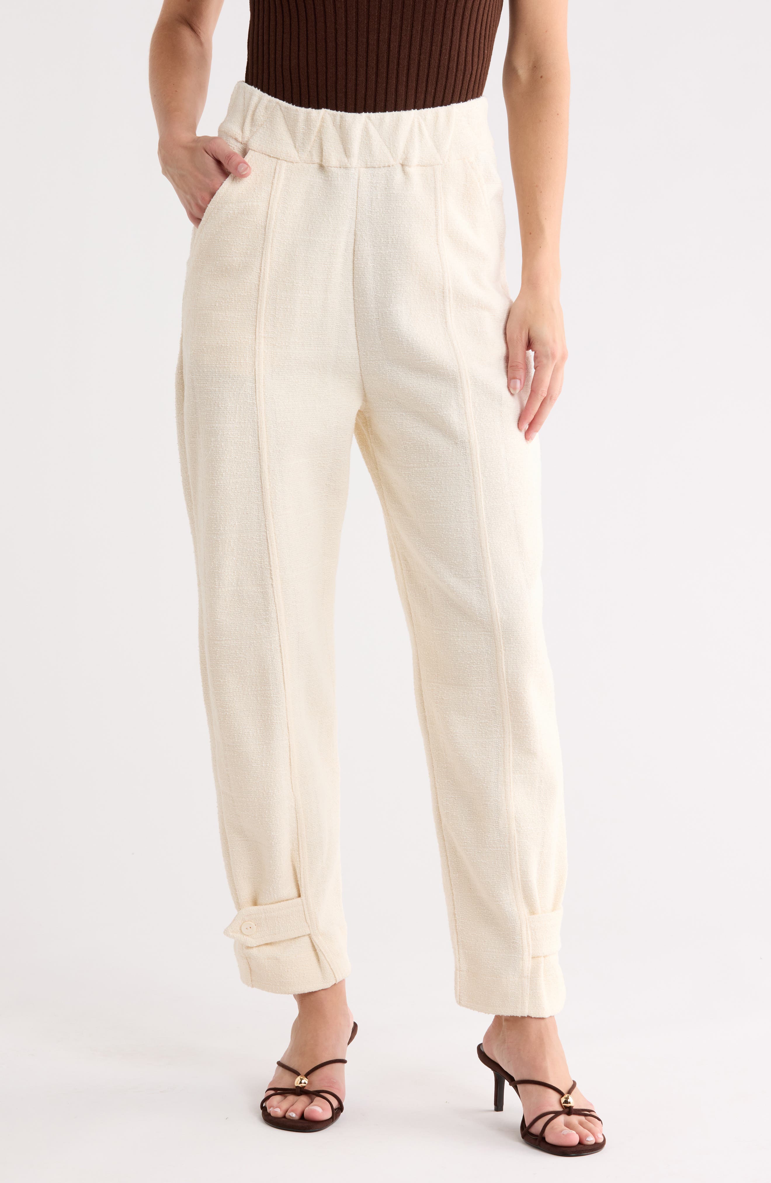 DRESS TO Cuffed Ankle Pants