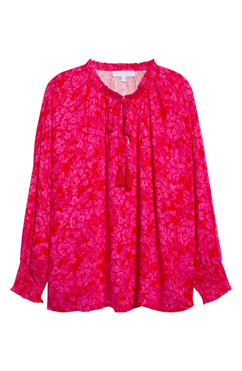 Weylin Split Neck Top