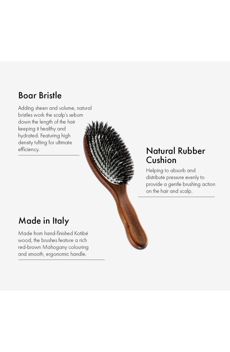 ACCA KAPPA Classic Oval Brush - Pure Bristle, Alternate, color, Brown