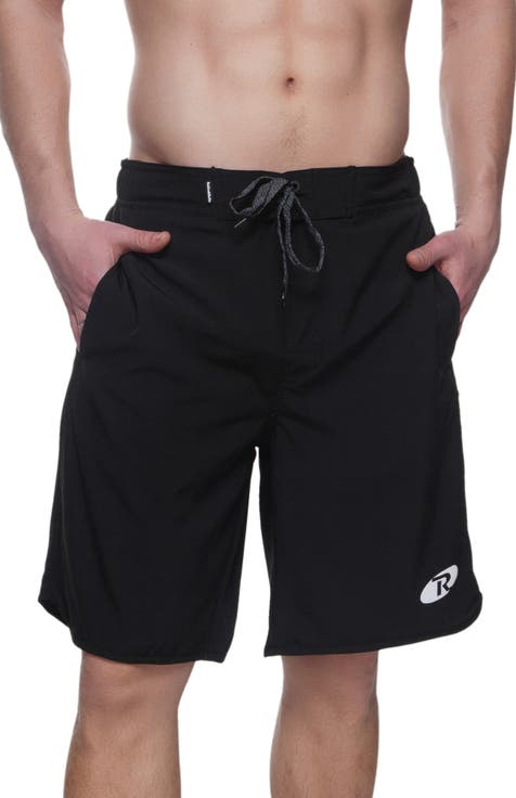 Quick-Dry Stretch Swim Trunks with Adjustable Waistband (Mesh Lined)