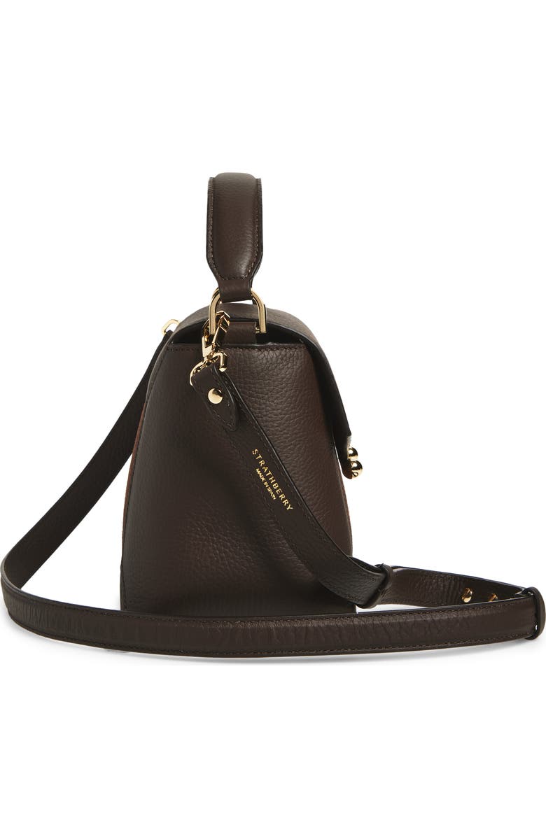 Strathberry Nano Mosaic Leather & Suede Top Handle Bag, Alternate, color,