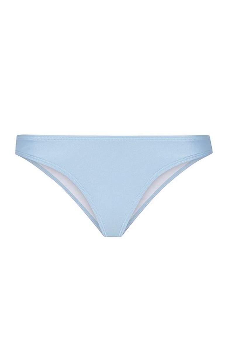 LSCN by LASCANA Women's Shimmer Cheeky Bikini Bottom, Alternate, color, Light Blue