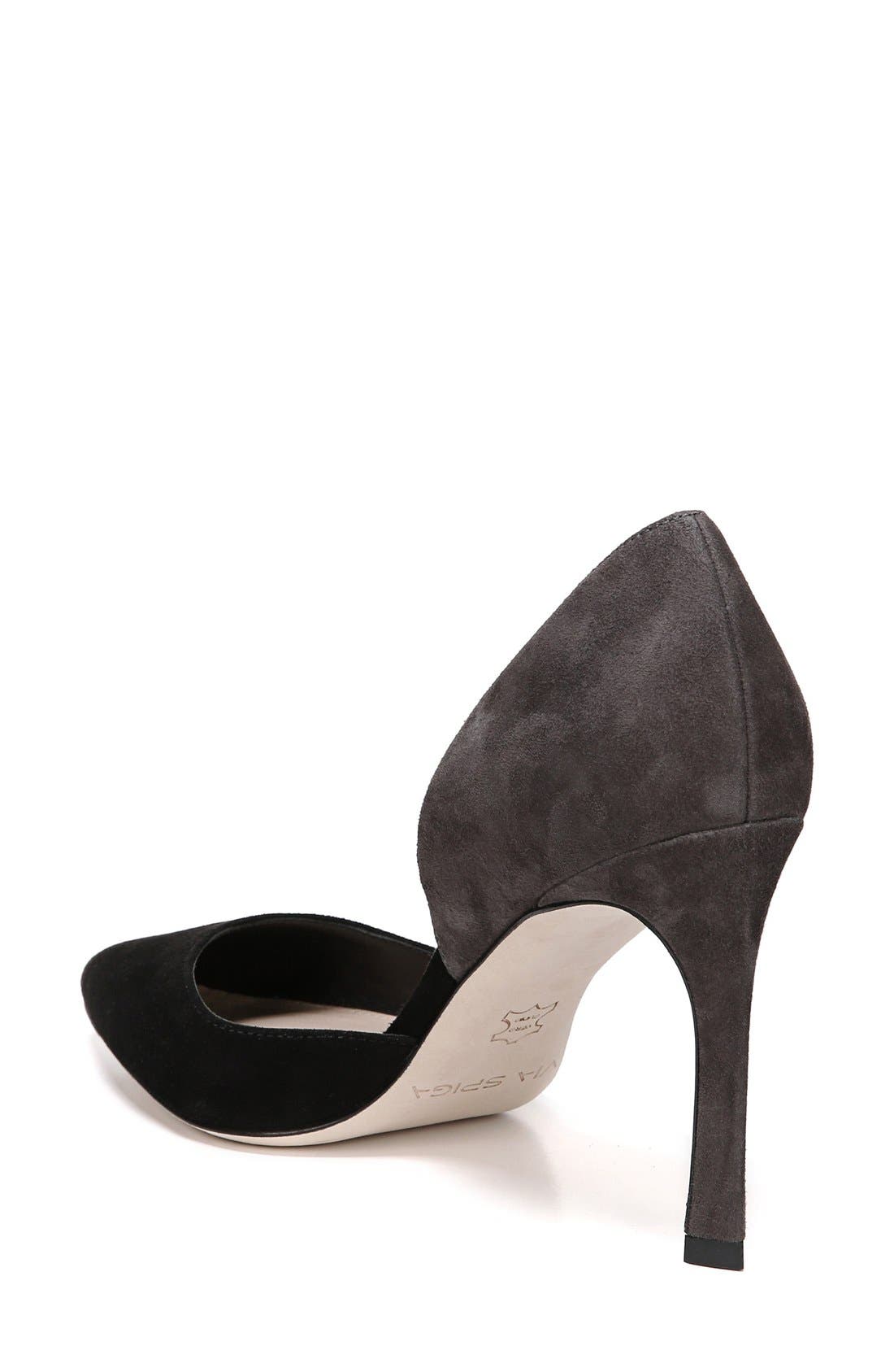 Via Spiga 'Ramona' Colorblock d'Orsay Pump, Alternate, color, 