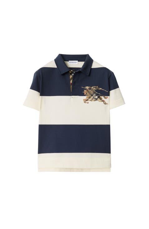 EKD Check Striped Cotton Polo Shirt