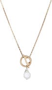 SAACHI Freshwater Pearl 2-Piece Drop Earrings & Pendant Necklace Set